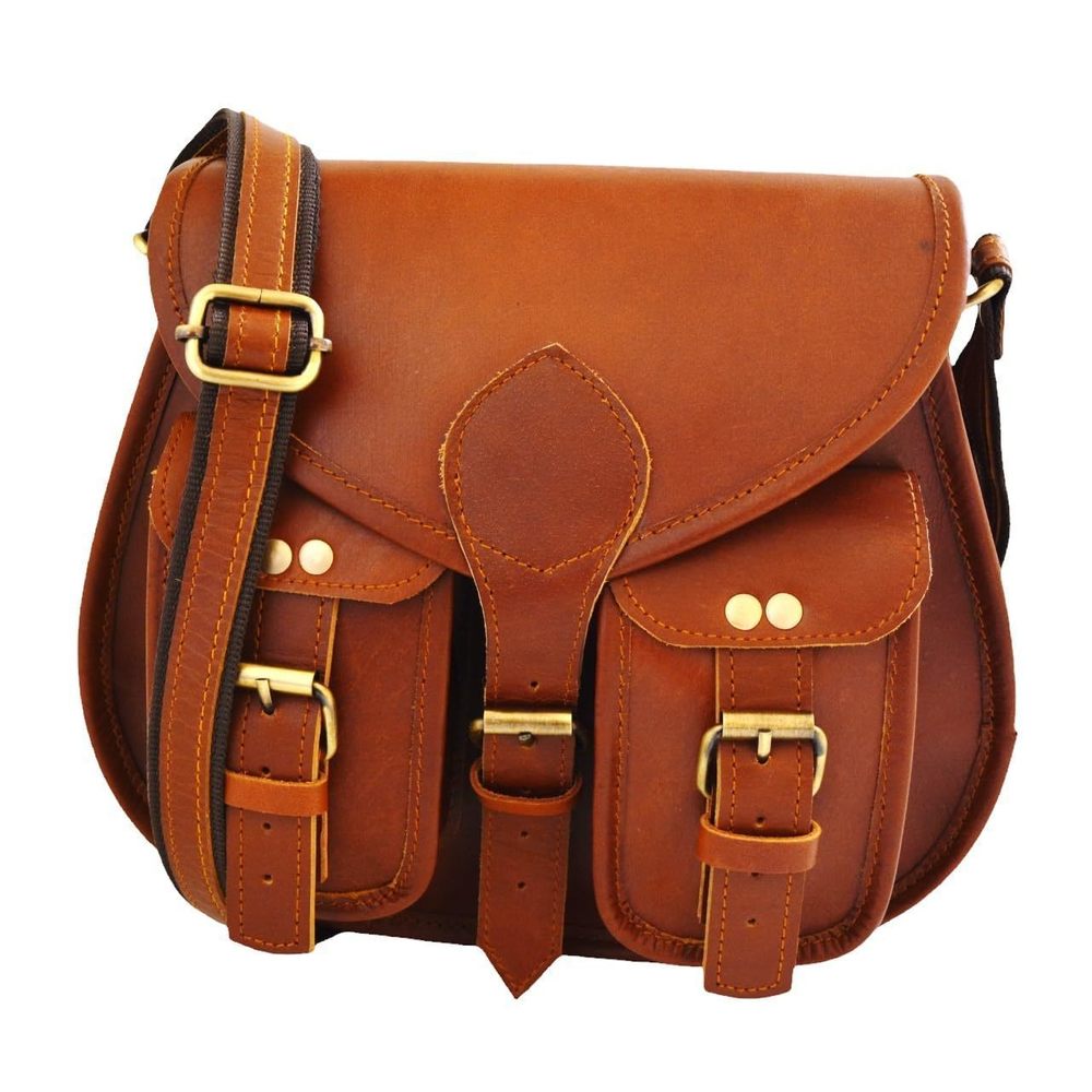 Elegant Tan Leather Hobo Bag - Picture 3 of 7